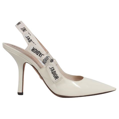 dior heel white|christian Dior white heels.